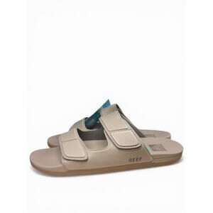 Size 12 Reef Cushion Tradewind Sand Slides Tan Comfort Adjustable Sandals